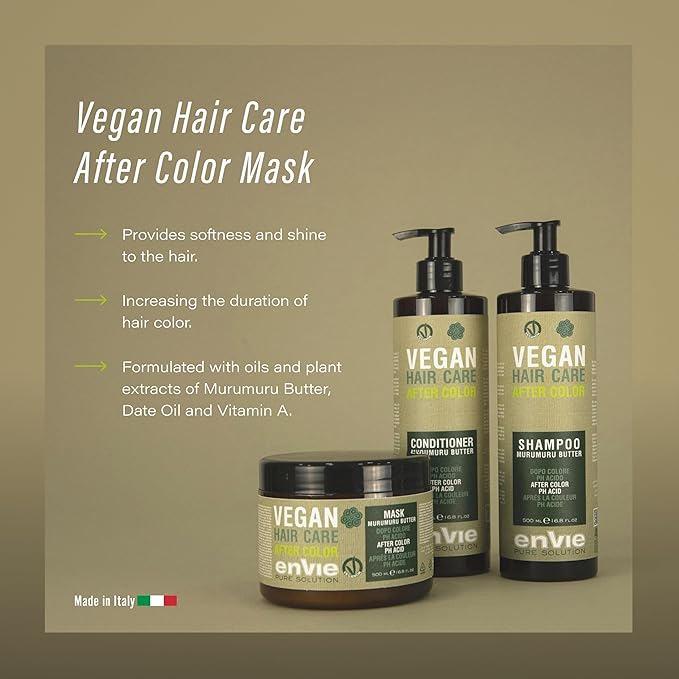 Vegan Hair Care After Color Mask, Deep Conditioning Hair Mask for Women with Color Treated Hair, 500mL