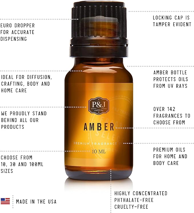 P&J Trading Fragrance Oil Autumn Set of 14 Fragrance Oils for Candle Making, Soap Making, Home Diffuser Oil