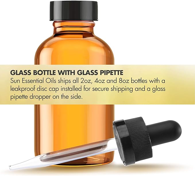 Sun Essential Oils Bergamot Essential Oil 16 oz Bulk for Skin, Hair, Aromatherapy, Soap & Diffuser