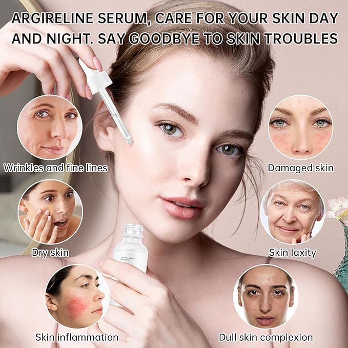 Anti Aging Argireline Solution 10%,Anti Wrinkle Hydrating Argireline Serum with Centella & Hyaluronic Acid for Skin Barrier Repair,30ml Peptides Serum for Face Reduce Fine Lines