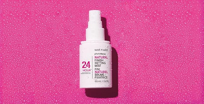 wet n wild Photo Focus Setting Mist, Up to 24HR Wear, Lightweight & Nourishing with Provitamin B5 & E, Suitable for All Skin Types, Cruelty-Free & Vegan- Matte Finish