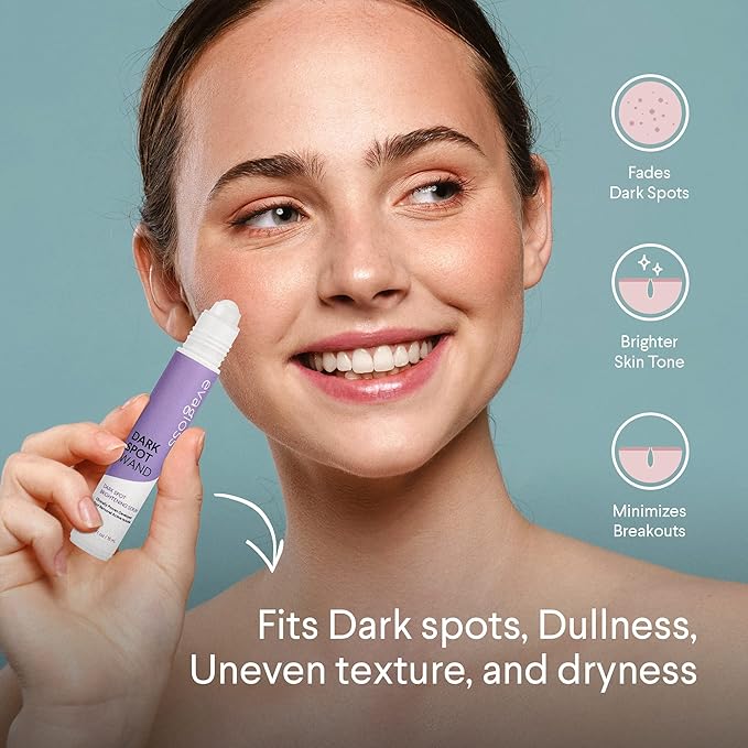 Dark Spot Remover for Face Wand: Skin Discoloration Correcting Serum - Sun Post-Acne & Brown Spot Corrector - Melasma Freckle Pigmentation Blemish Removal, with Niacinamide Tranexamic Acid 15mL