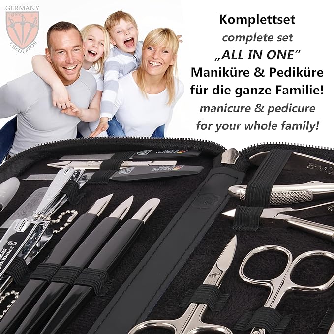 3 Swords Germany – manicure pedicure grooming set kit (548)
