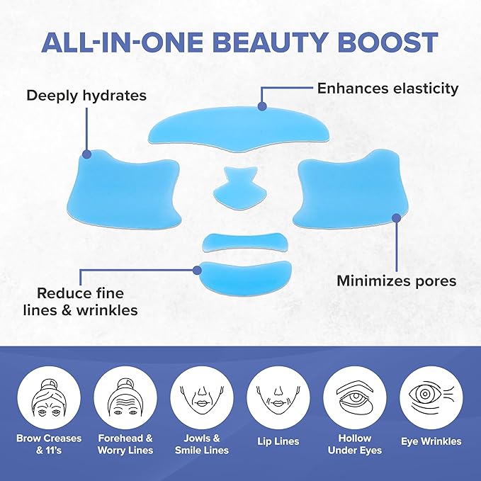 BIO-luminance Silicone Hydrotherapy Masque – Skin Care Face Mask with Advanced Silicone Gel Technology to Help Tighten Fine Lines & Wrinkles - Hydrating Facial Mask Reusable Up to 28 Times