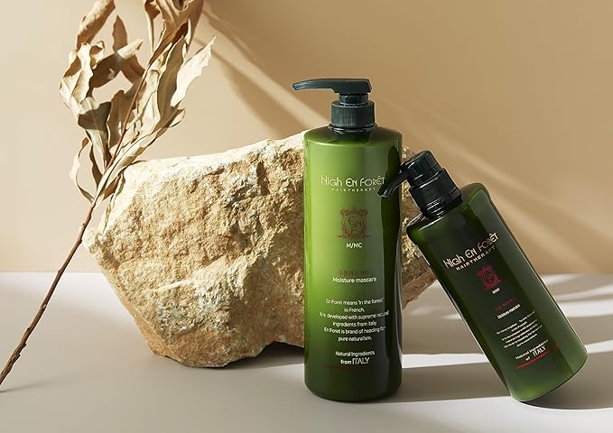 HIGH EN FORT Hair & Scalp Moisture Restoration Mascara, 20.3 Fl Oz, Hyaluronic Conditioner, For All Hair Types, Professional Korean Salon Grade