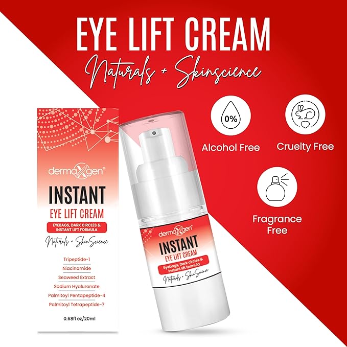 Rapid Reduction Eye Cream - Eye Cream Anti Aging Treatment for Dark Circles - Instant Under Eye Cream - Advanced Peptide Skin Tightening Formula - Instantly Removes Puffiness Wrinkles 20ml