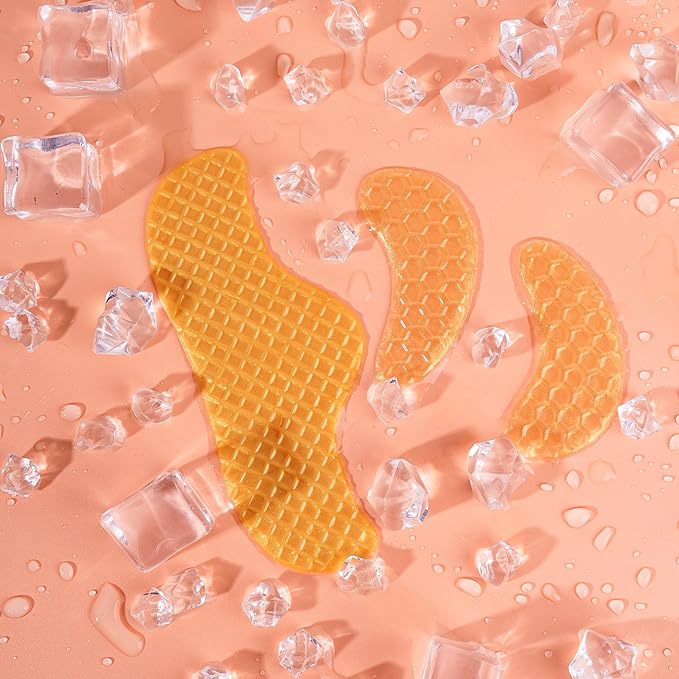 Under Eye and Forehead Wrinkle Patches Duo, Collagen Hyaluronic Acid and Camellia Extract Facial Patches for Forehead Lines, Puffy Eyes, Dark Circles Bags and Revitalization