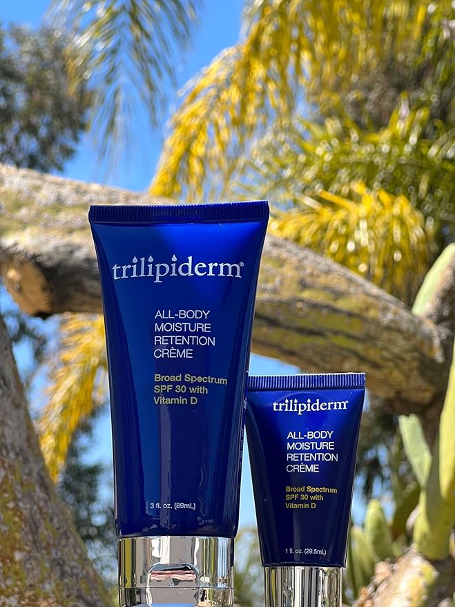 Trilipiderm All-Body Moisture Retention Créme 1oz x 3 + Broad Spectrum SPF 30 1oz x 3