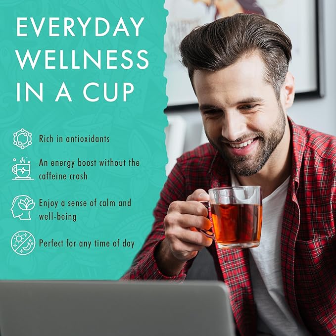 Hawaiian Natural Tea Organic Mamaki Jasmine Green Tea Blend - Antioxidant-Rich For Calming, Wellness, Bedtime, Anxiety & Stress - Gift for Special Ocassions, 20 Bags