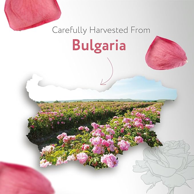 HBNO California Bottled Organic Rose Water for Face 4 fl oz (120ml) - USDA Certified Organic Rose Water Spray for Face - Pure Rose Water for Hair - Rosewater Face Mist, Rose Water Spray for Cleansing