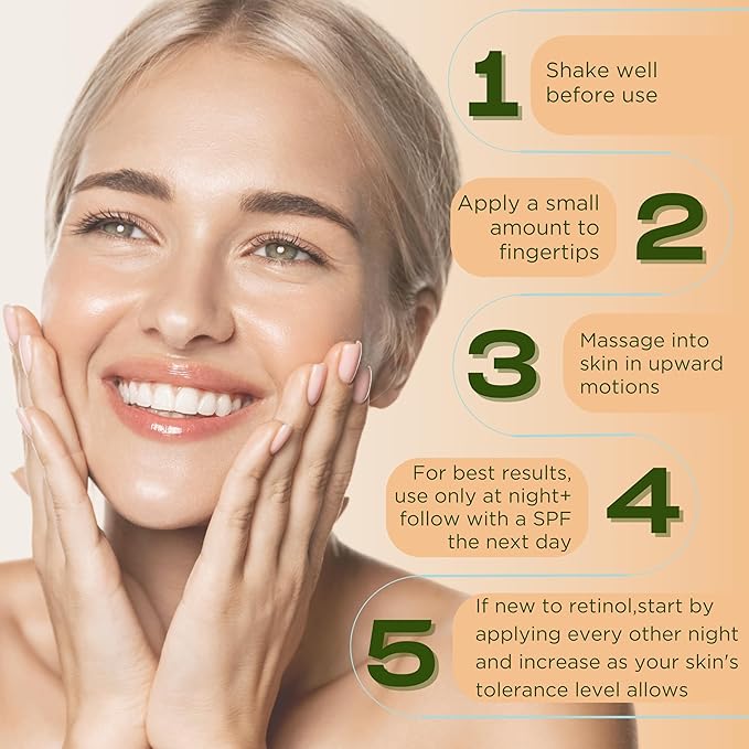 InstaNatural Retinol Serum for Face with Niacinamide, Vitamin C, and Hyaluronic Acid, Anti Aging for Firmer Skin, Lines & Wrinkles & Brightening Serum