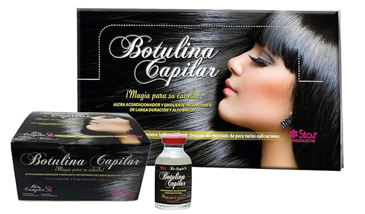 Botulina Capilar 12 Pack – 0.66 oz Each, Advanced Hair Smoothing & Repair Treatment for Frizz Control and Strengthening