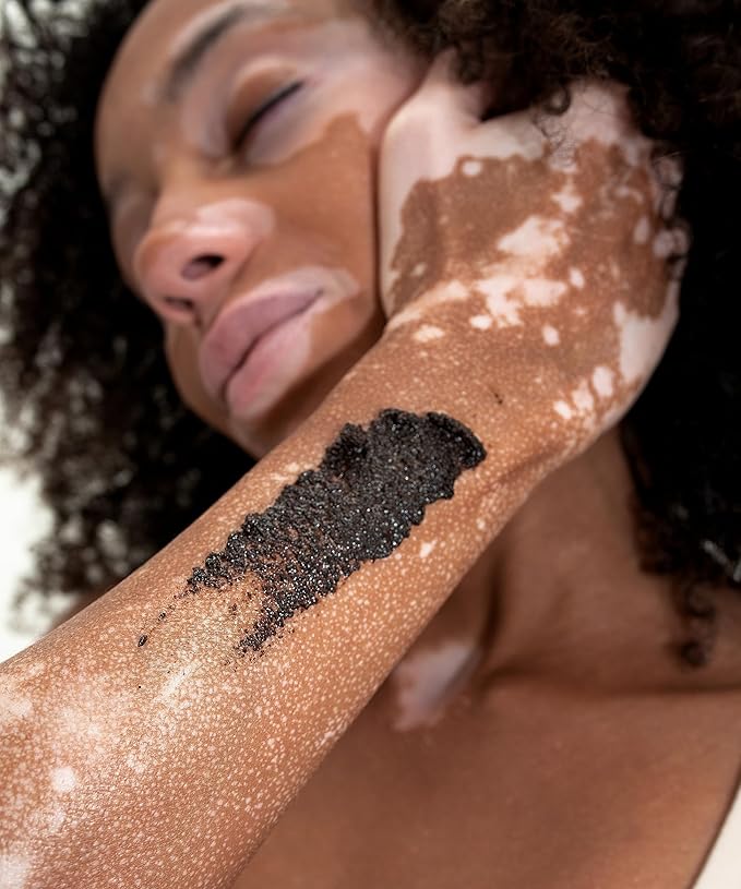 UpCircle Exfoliating Coffee Body Scrub with Peppermint 220ml - Sea Salt, Eucalyptus + Coconut Oil - Exfoliates Your Skin + Improves Circulation - Natural, Vegan Exfoliator For Soft, Smooth Skin