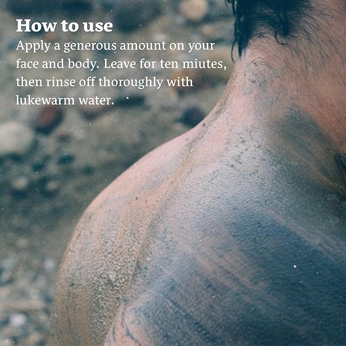 Dead Sea Mud Mask for Face & Body with Trace Minerals - Harvested from Jordan - Pore Reducer Mud Mask for Acne Skin - Gentle Dead Skin Remover for Face - Hydrating Facial Mask