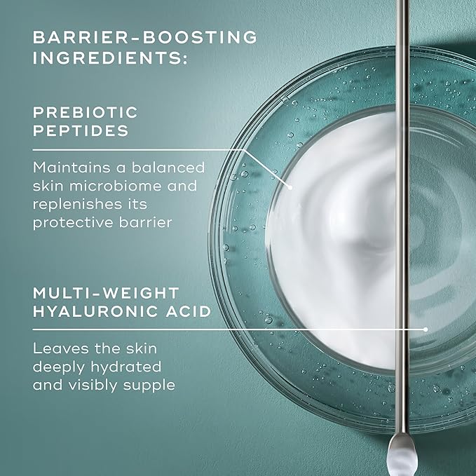 Medik8 Total Moisture Daily Facial Cream - Hydrating Peptide Face Moisturizer with Hyaluronic Acid - Plumps Skin - Supports Skin Barrier - 1.6 oz