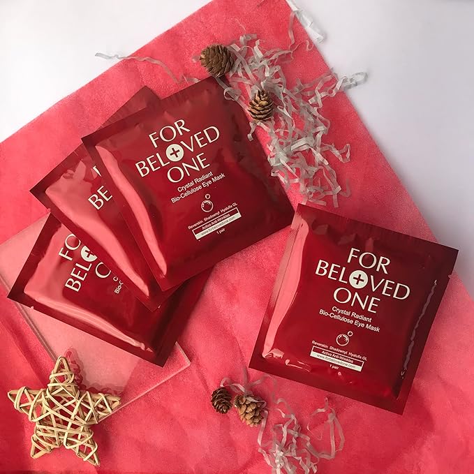 Crystal Radiant Bio-Cellulose Eye Mask(4 Pairs)