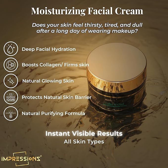 ImpressionZ 3-Step Skincare Set for Women | Micellar Water Makeup Remover, Snail Mucin Serum for Wrinkles, Hydrating Face Cream for Dry Skin with Cotton Rounds | Night Routine Kit for all skin types