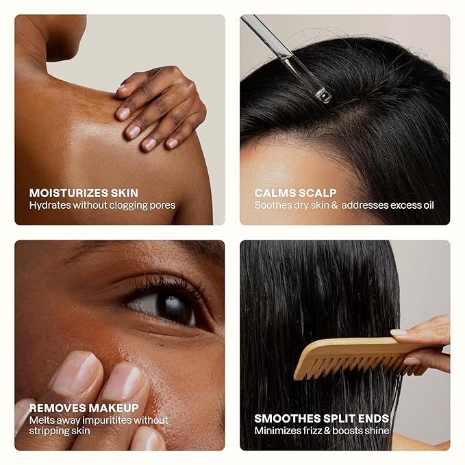 Cliganic Organic Jojoba Oil, 100% Pure (4oz) | Moisturizing for Face, Hair, Skin & Nails | Natural Cold Pressed Hexane Free | Base Carrier Oil (Packaging May Vary)