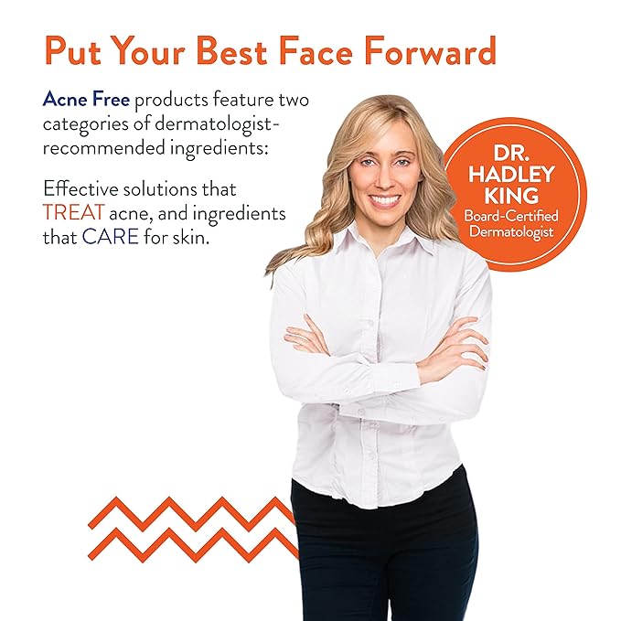 AcneFree Severe Acne 24 Hour Clearing System for stubborn acne, 4 Step Routine Kit