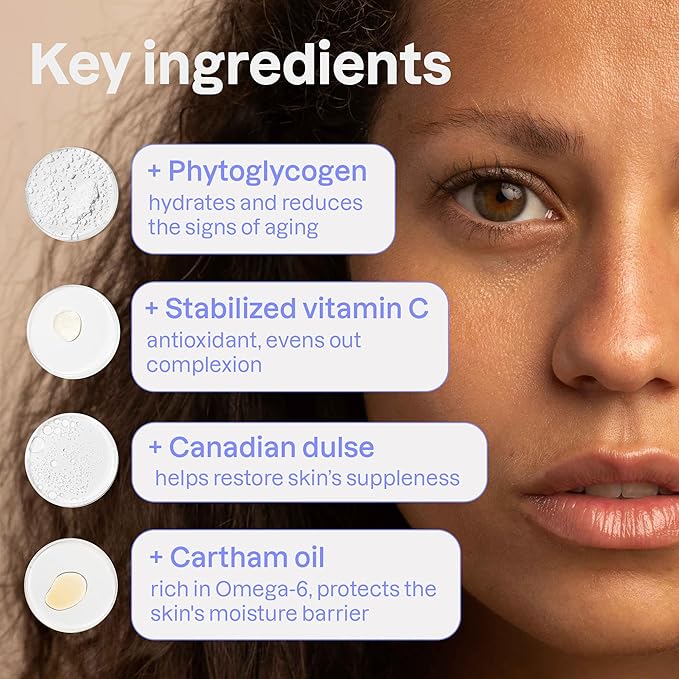 ATTITUDE Oceanly Night Cream Bar, EWG Verified, Plastic-free, Plant and Mineral-Based Ingredients, Vegan and Cruelty-free Face Moisturizing Products, PHYTO GLOW, Unscented, 1 Ounce