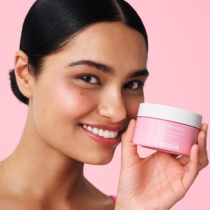 MCoBeauty Everyday Ultra Clean Cleansing Balm, Nourishing Makeup Remover with Jojoba & Sunflower Oils, Melts Away Waterproof Makeup & Impurities, Vegan, Cruelty Free Cosmetics.