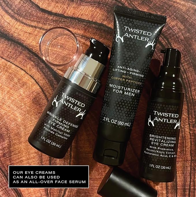 Wrinkle Defense Firming Eye Cream - Anti-aging Eye Cream with Matrixyl 3000 peptides, Hyaluronic Acid, Vitamin C & E, 30+ Plant Extracts - 1oz USA