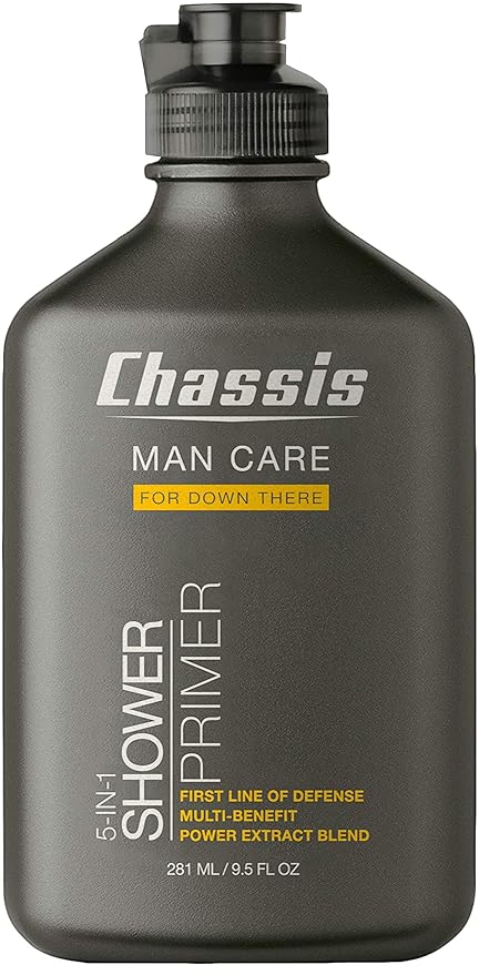 Chassis 5-in-1 Shower Primer, Men’s Anti-Chafing Gel and Deep-Cleansing Bodywash