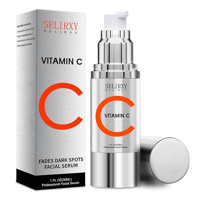 Super Vitamin C Face Serum for Women All-In-One Total Package Serum - Vitamin C, Hyaluronic Acid, Vitamin E, Caffeine - Hydrating, Lifting, Anti-Aging Reduce Wrinkles Age Spots