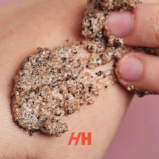 Coffee Scrub Foot & Body Exfoliator Infused with Vitamin E and Orange Peel Natural Exfoliating Sugar Body Scrub for Toning Cellulite Skin Care by Handmade Heroes