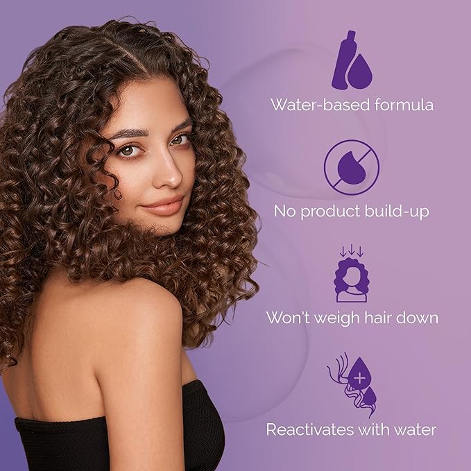Original Curl Keeper Anti-Frizz Curl Defining Hair Styler (3 Oz) - Lightweight Curl Definer Liquid Gel for All Weather Conditions - Wavy & Curly Hair Products for Women (Cream Alternative)