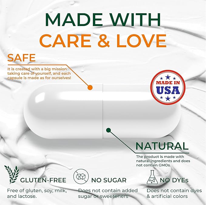 SIRUNES Chicken Collagen Capsules - Type II Collagen Nutritional Supplement for Joint, Skin & Bone Support - Non-GMO, Anti-Aging Dietary Supplements with Hydrolyzed Collagen Peptides - 120 Capsules