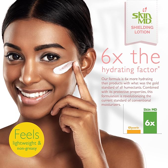 Skin MD Shielding Lotion 4oz. - hydrating, non-greasy, relief & serious protection for sensitive skin