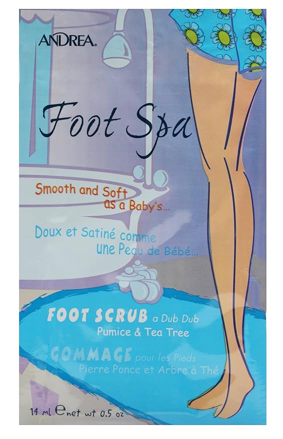 Andrea Foot Spa Foot Scrub A Dub Dub, 0.5-Ounce (Pack of 72)