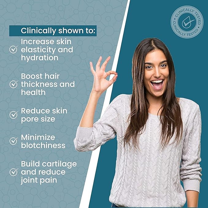 Multi Collagen Peptides Types I, II, III, V & X Hydrolyzed Protein Capsules – Grass-Fed, Blend with Digestive Enzyme – for Skin, Hair, Nails, Joints & Gut Health, Unflavored (60 Count (Pack of 2))