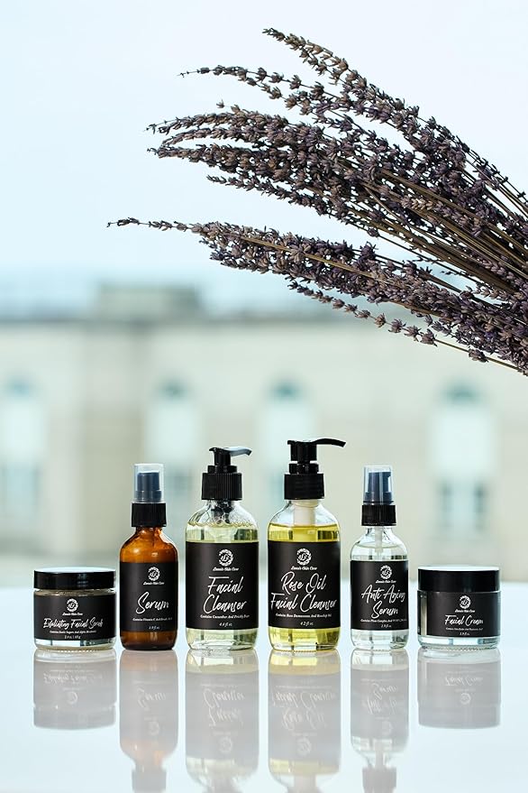 Rose Oil Facial Cleanser (4.2 fl.oz/124ml) | Natural, Fragrance-Free Face Wash | Clean, Vegan, Cruelty Free Skincare for Men & Women | Essential Collection