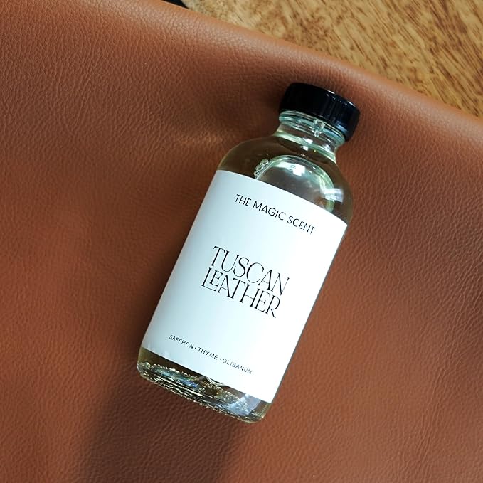 Tuscan Leather Oils for Diffuser - HVAC, Cold-Air, & Ultrasonic Diffuser Oil Inspired by Tom Ford - Essential Oils for Diffusers Aromatherapy - 8.5 fl oz, 250 mL