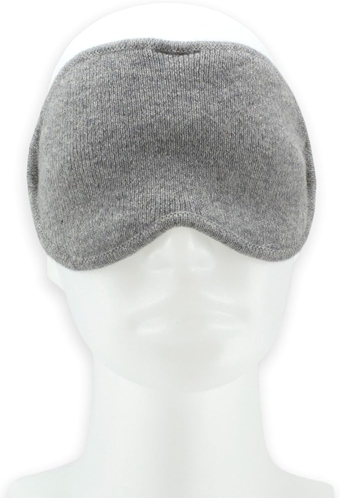 Jet&Bo 100% Pure Cashmere Lite Eye Mask Gray in Gift Box