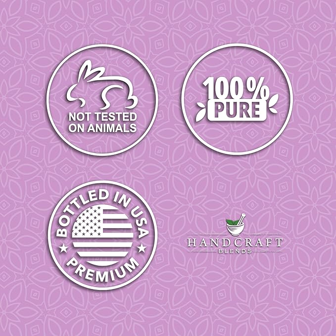 Handcraft Blends Lavender Essential Oil - 1 Fl Oz - 100% Pure and Natural - Premium Grade Essential Oil for Diffuser and Aromatherapy