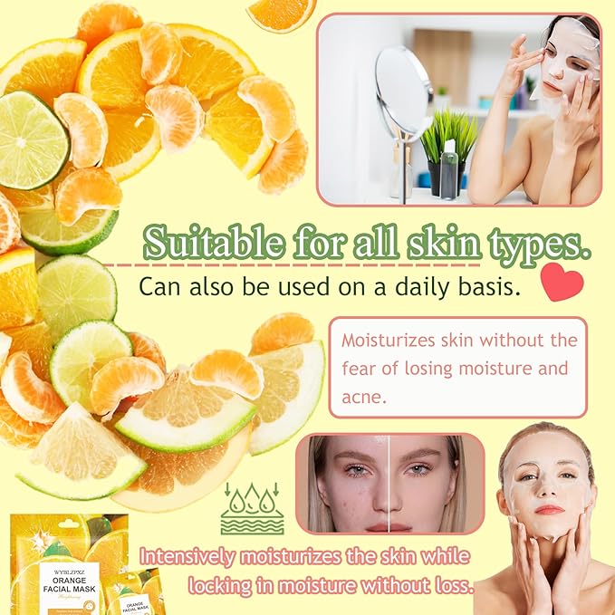 9PCS Facial Skin Care Kit for Women,Skin Care Set with Cleanser,Facial Toner,Eye Cream,Face Serum,Hydrating Spray,Tinted Lip Balm & 3 Pcs Face Masks Set