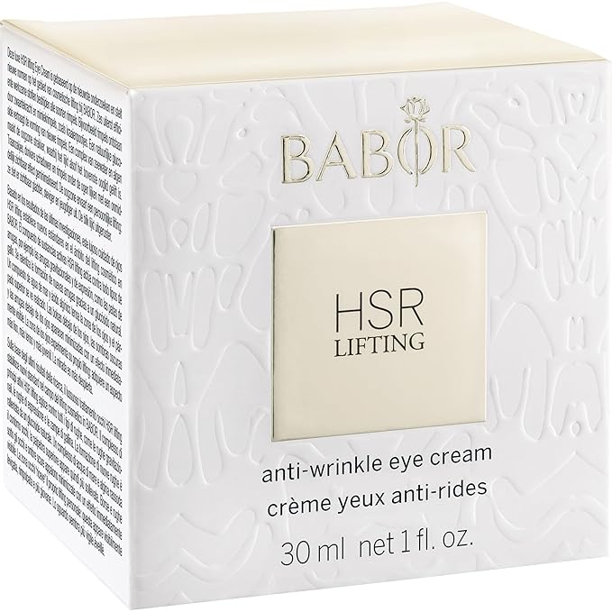 BABOR HSR Lifting Eye Cream, Anti Aging Eye Cream Instantly Minimizes Wrinkles Bags & Dark Circles, Eyelid Cream, Infused with Collagen to Smooth and Firm Under Eye, 1 oz