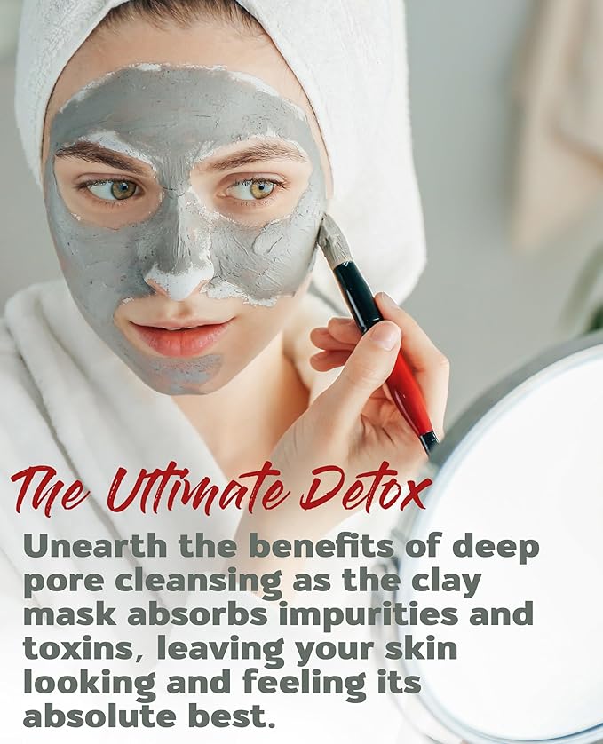 Aztec Secret – Indian Healing Clay 1 lb – Deep Pore Cleansing Facial & Body Mask – The Original 100% Natural Calcium Bentonite Clay – New Version 2