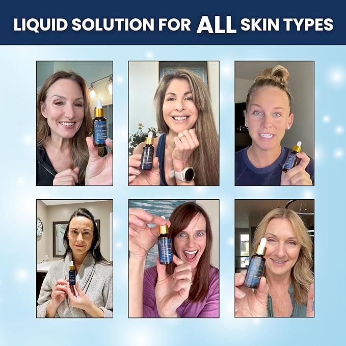 Original Olavita™ Liquid Solution Anti-Aging Face Serum – Reduces Fine Lines, Wrinkles & Dark Spots – Supports Collagen Production, Balances Oils & Improves Skin Elasticity for Radiant, Even Skin Tone