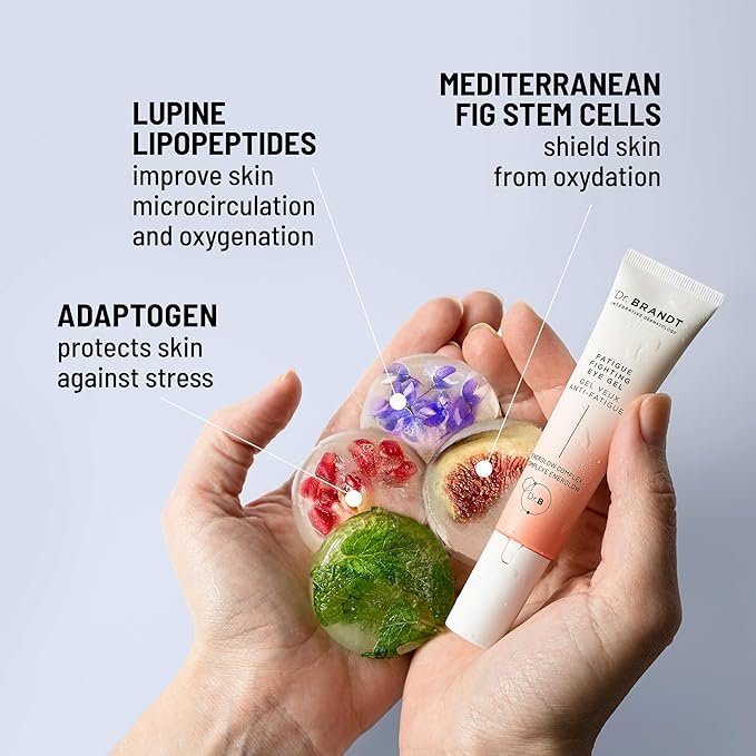 Dr. Brandt iD-STRESS Fatigue Fighting Eye Gel - 0.5 fl oz, Pack of 2 - Rapidly Diminishes Signs of Dryness, Fatigue & Dark Circles in the Eye Area