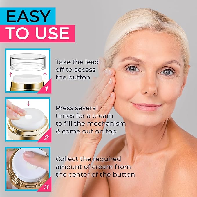 Moisturizing Face Cream with Retinol, 10% SPF & Squalane - Day & Night Anti-Aging face cream - Skincare, Hydrating Lotion for Women and Men