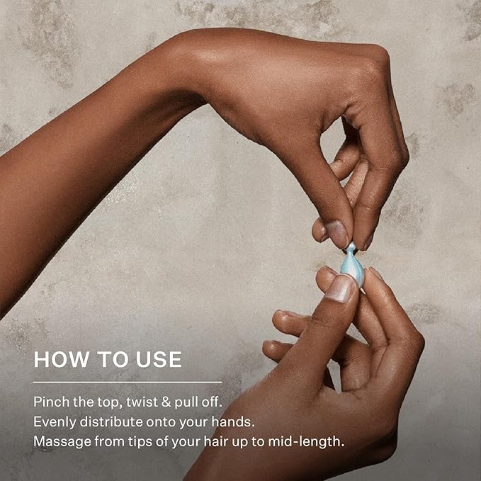 Remilia Hair Serum for Frizzy and Damaged Hair – Keratin, Silk Protein & Vitamin B5 – 30 Capsules – Anti-Frizz, Repair & Smooth Finish