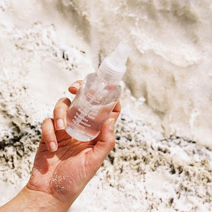 Pure Dead Sea Magnesium Oil Spray - High Concentration Natural Topical Magnesium Spray for Feet, Relaxation, & Muscles (33% MgCl) - Quick Absorption (3.04 Fl Oz)