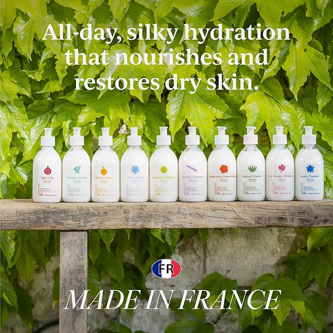 Provence Sante Body Lotion - Ultra Hydrating Moisturizer - Anti-Aging Cream for Dry Skin - Nourishing Lavender Scent - Made in France - 10.2 Oz