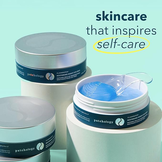 Patchology Restoring Night Under Eye Patches for Dark Circles & Puffy Eyes - Anti-Aging Eye Patch with Retinol, Reduces Eye Bags, Puffiness, & Wrinkles - Ultimate Eye Care Solution (15 Pairs)