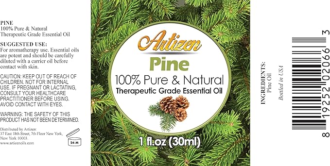 Artizen 30ml Oils - Pine Essential Oil - 1 Fluid Ounce