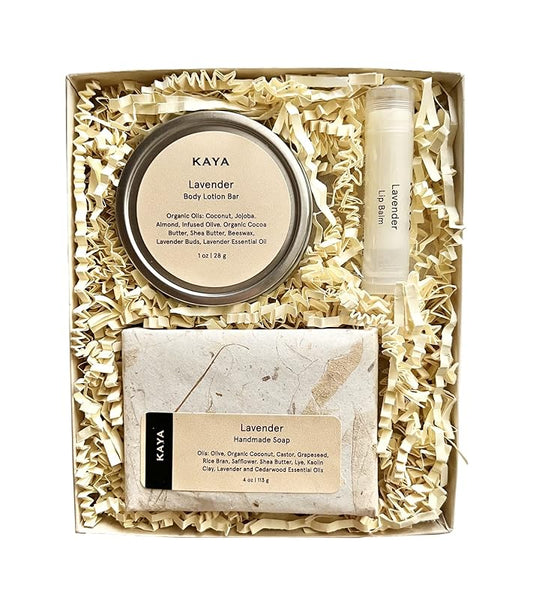 Kaya Lavender Mini Gift Set, Handmade Bath & Body Gift | Gift for Mom